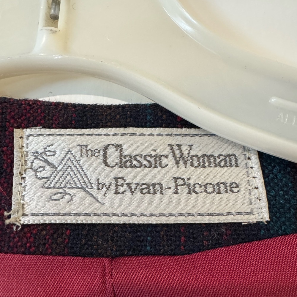 Evan Picone vintage The Classic Woman wool suit jacket and midi skirt 1970s/80s - Picture 3 of 12